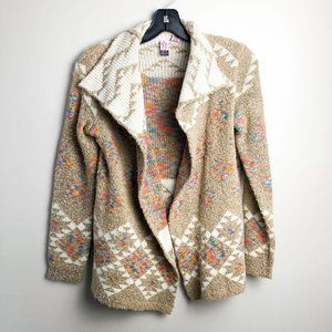 Love on a Hanger Pastel Aztec Open Cardigan